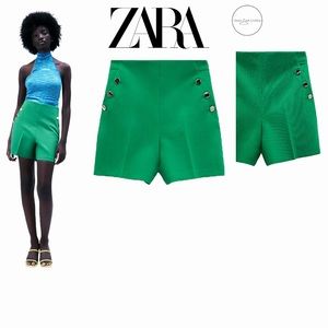 Zara Shorts With Buttons Size Medium